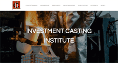 Desktop Screenshot of investmentcasting.org